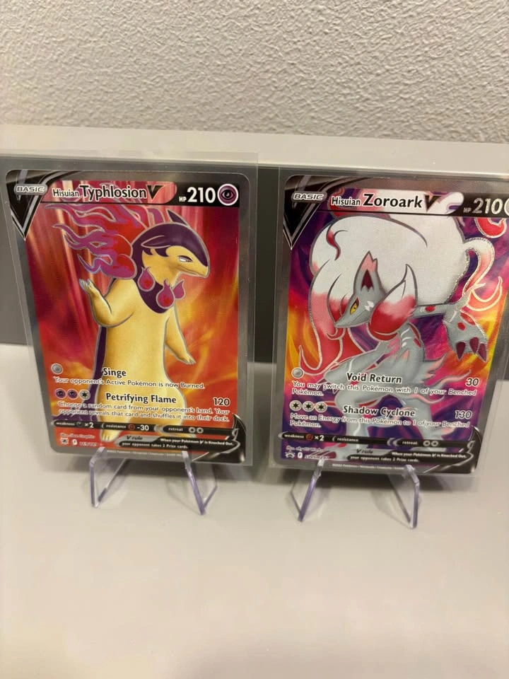 MINT Pokemon Pair - Hisuian Typhlosion & Zoroark - photo 5