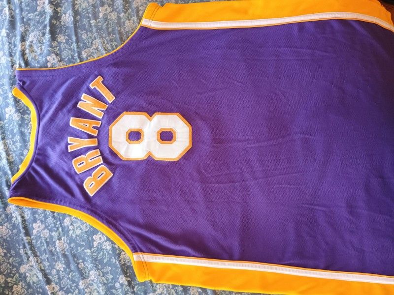 Kobe Bryant Purple And Gold Basketball Jersey - photo 3