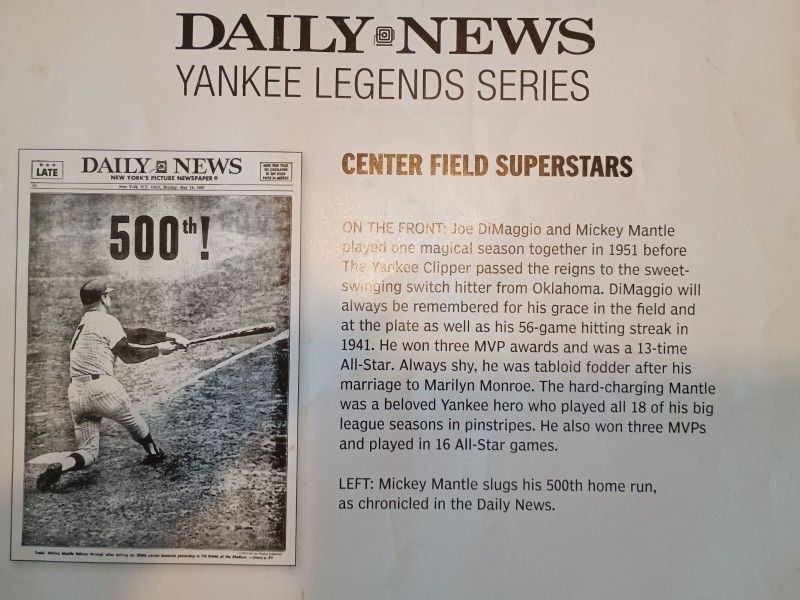 Daily News Yankee Legend Series Pictures - photo 3