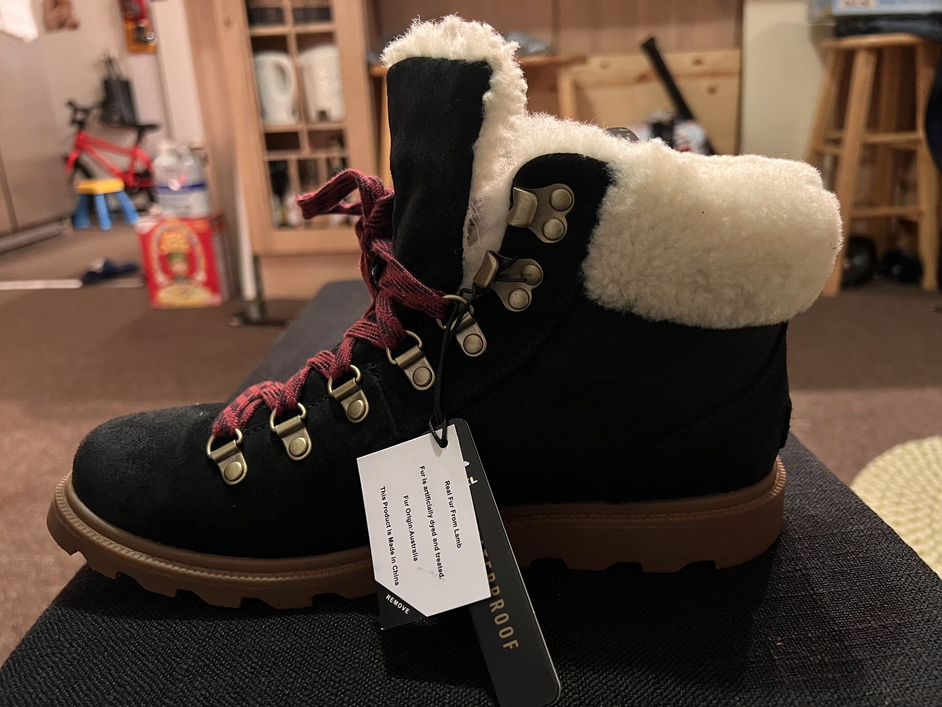 Sorel Ainsley Conquest Boots - Black, Size 9