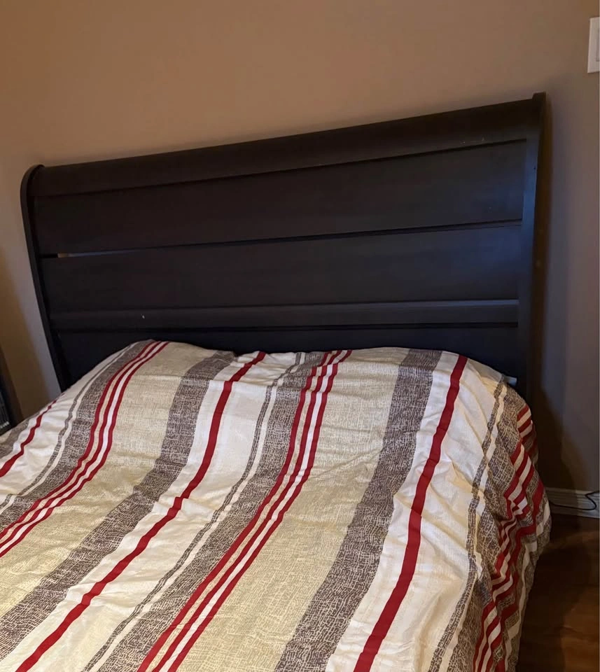 Dark Brown Queen Bedroom Set - Headboard, Dresser, Nightstand - photo 3