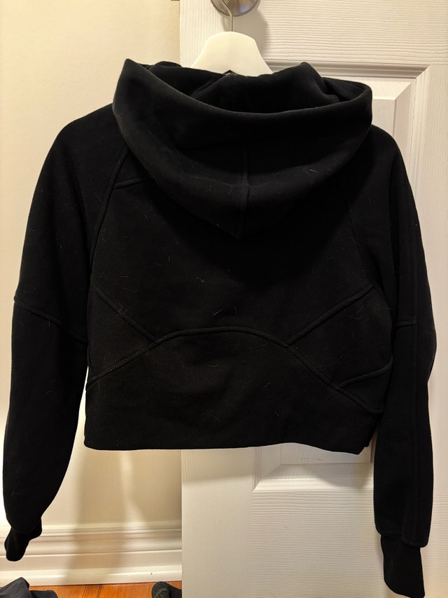 Black zip-up hooded sweatshirt - photo 2