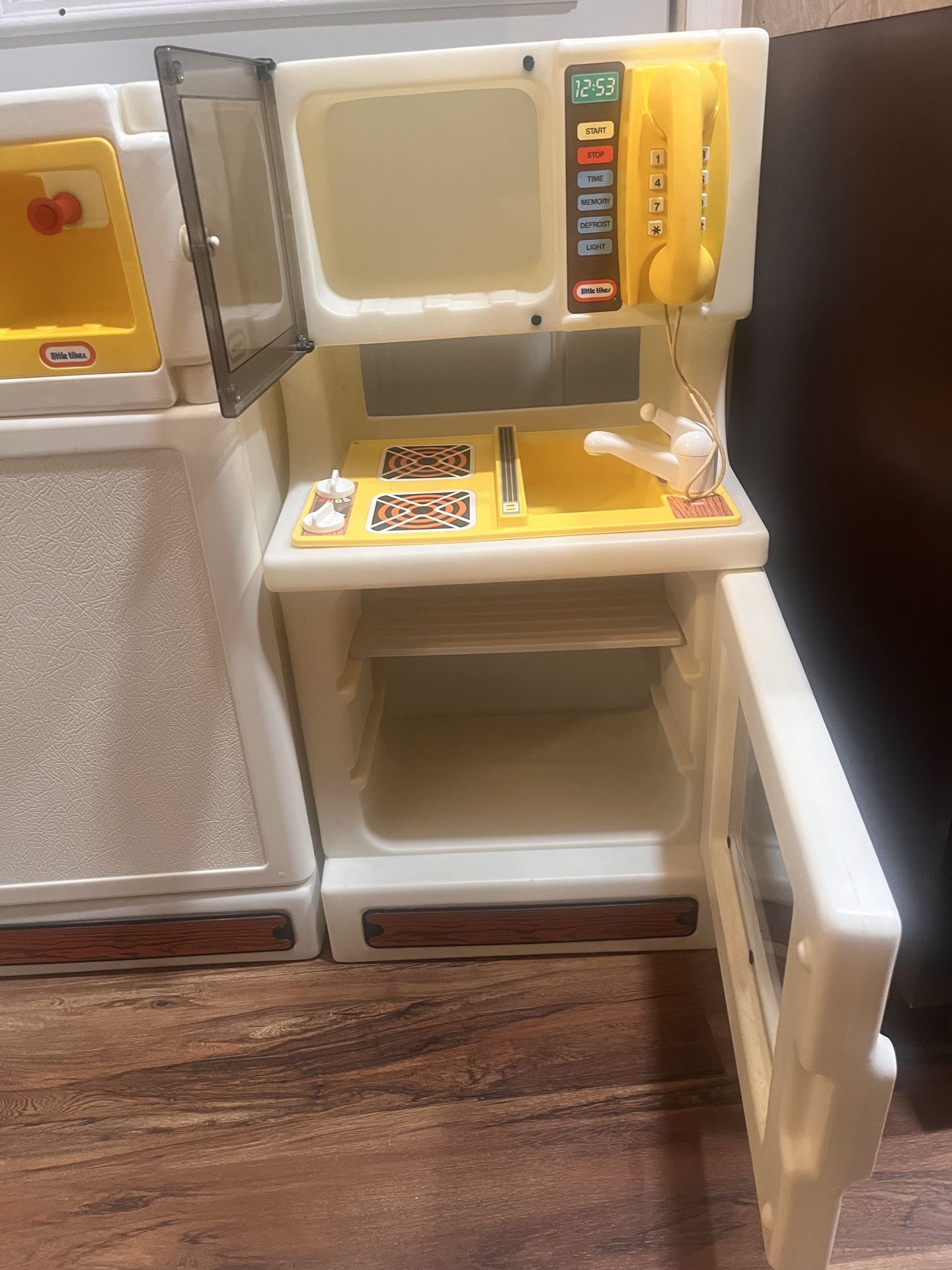 Vintage 1980s Little Tiles Kitchen Set w/ Refrigerator - photo 2
