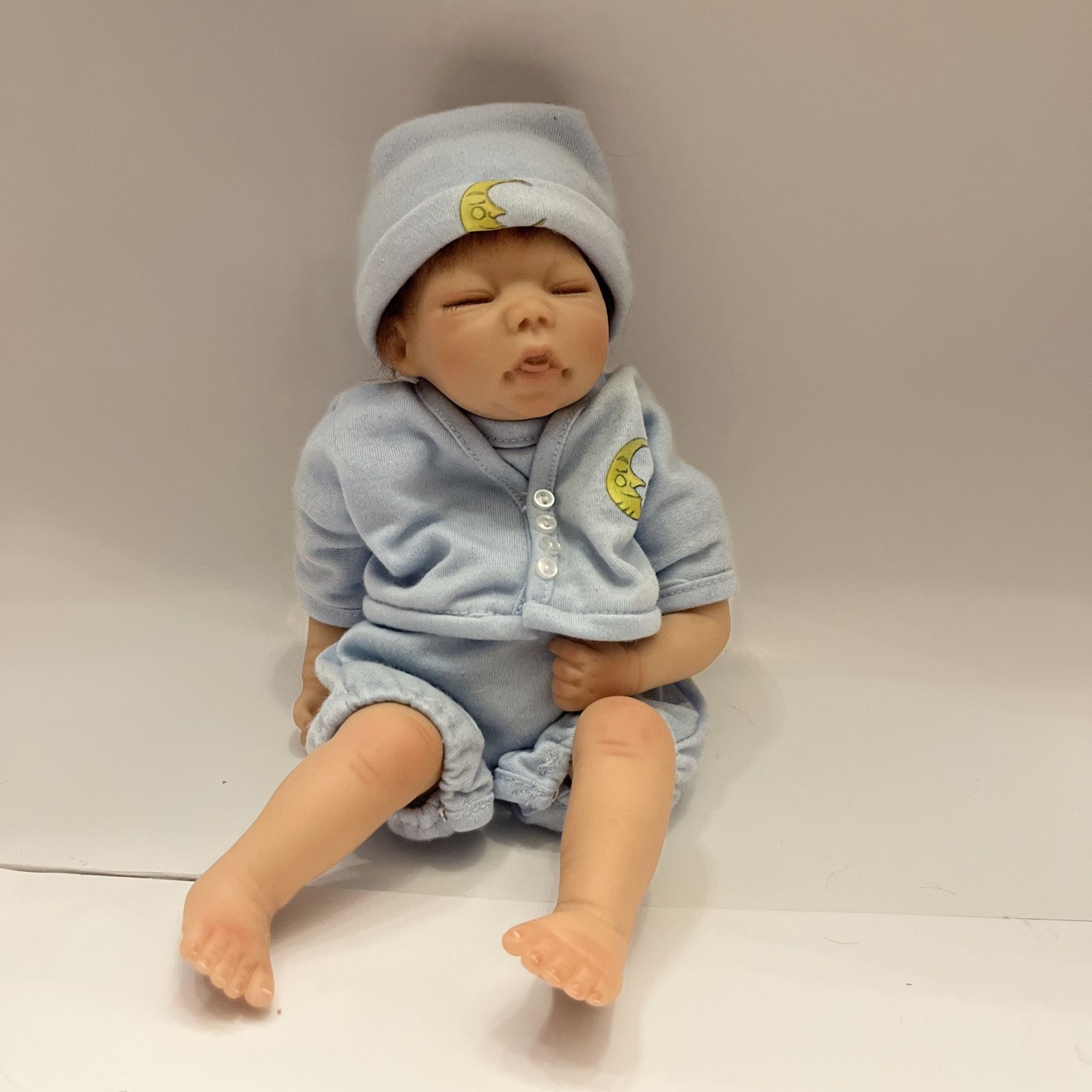 Ashton Drake Doll Lullaby Goodnight Babies Blue Moon Outfit Boy