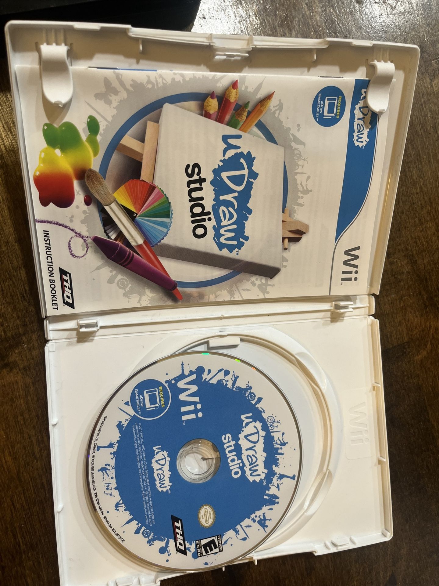 uDraw Studio Wii (Nintendo Wii, 2010) Complete w/ Manual - photo 3