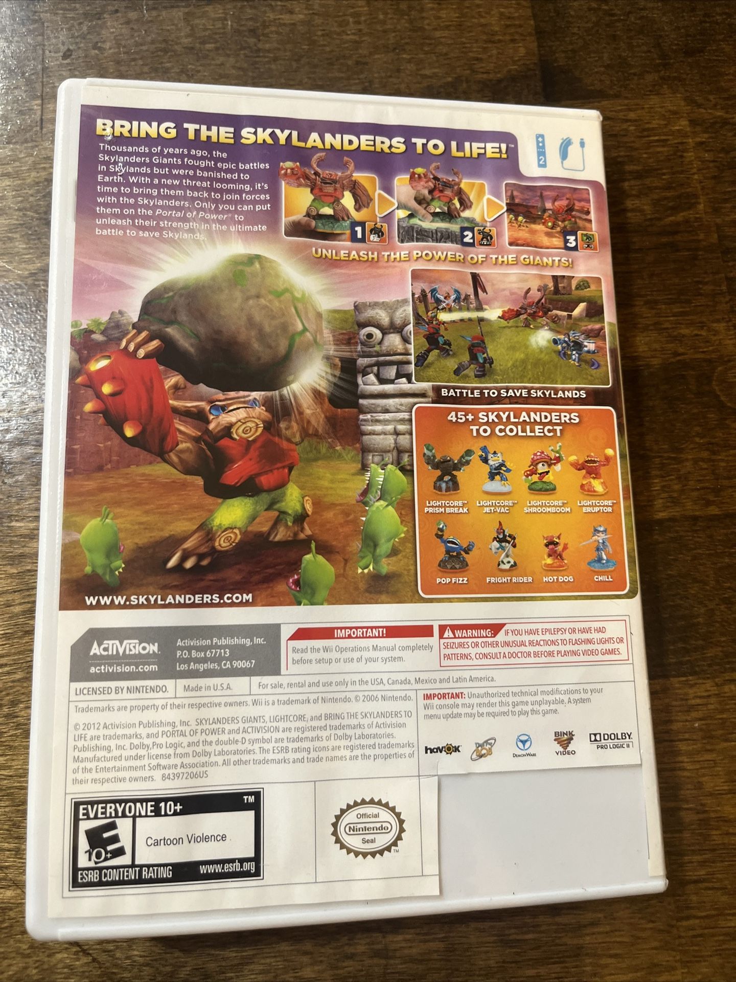 Nintendo Wii - SKYLANDERS Spyro's Adventure Tested - photo 2