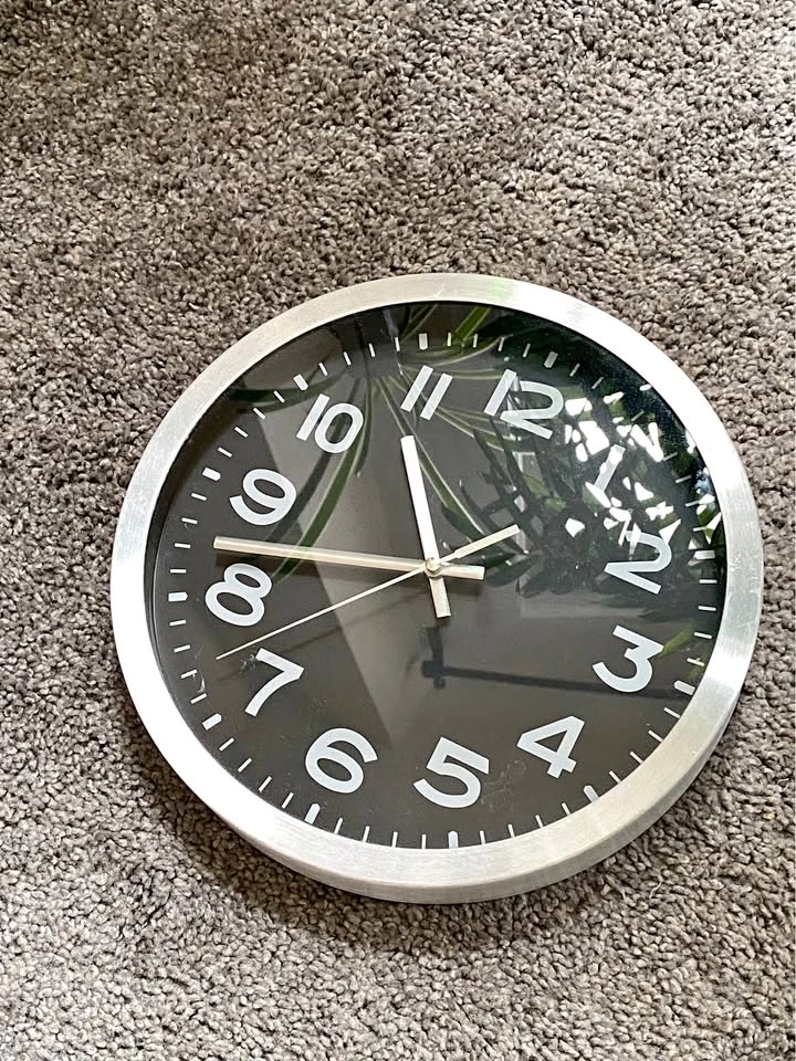 Stainless Steel Clock