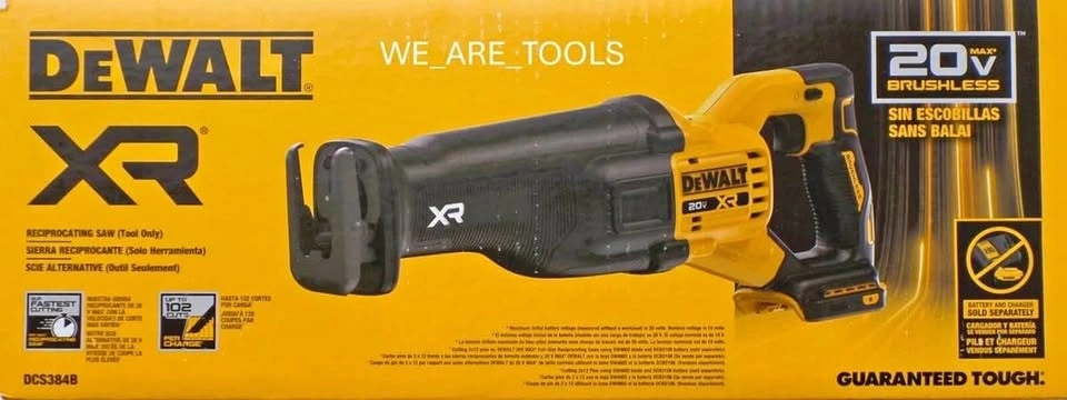 DEWALT 20V MAX XR Brushless Cordless Reciprocating Saw (Tool Onl