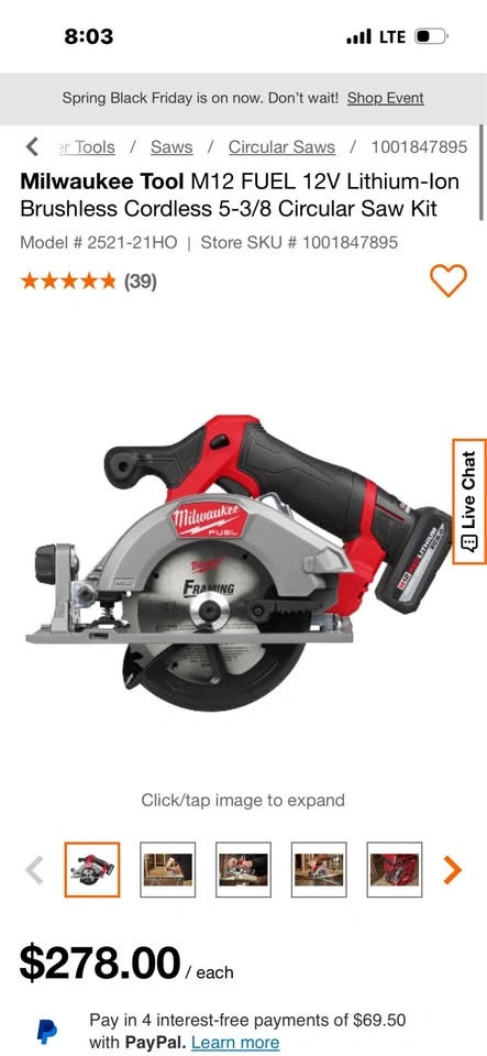 Milwaukee M12 FUEL 5-3/8" Circular Saw Kit - photo 2