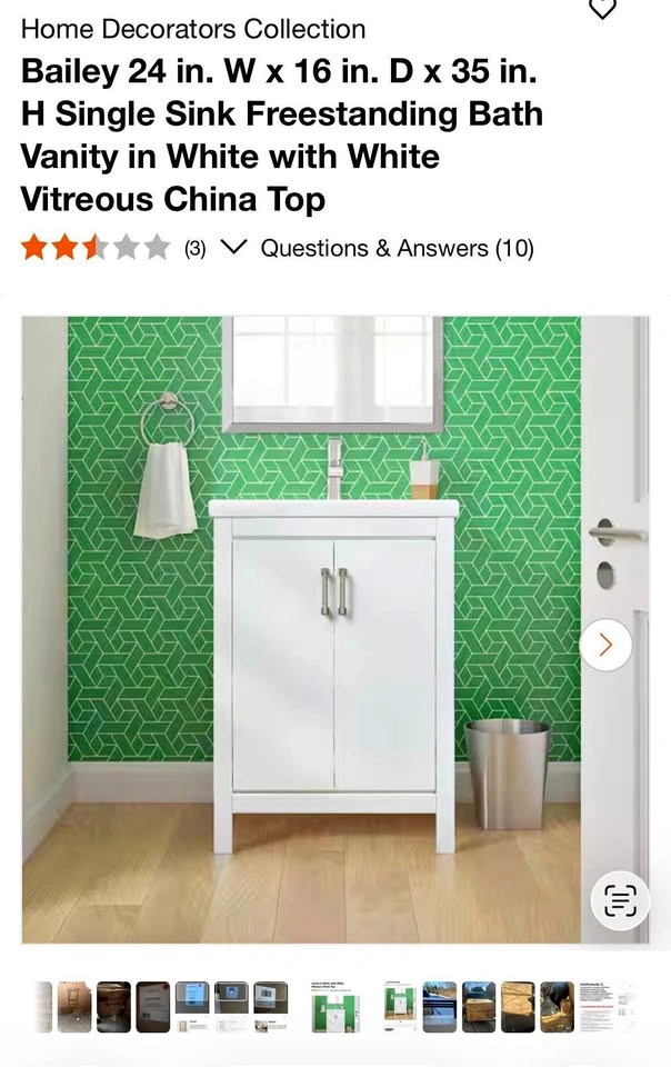 Sink Freestanding Bath Vanity