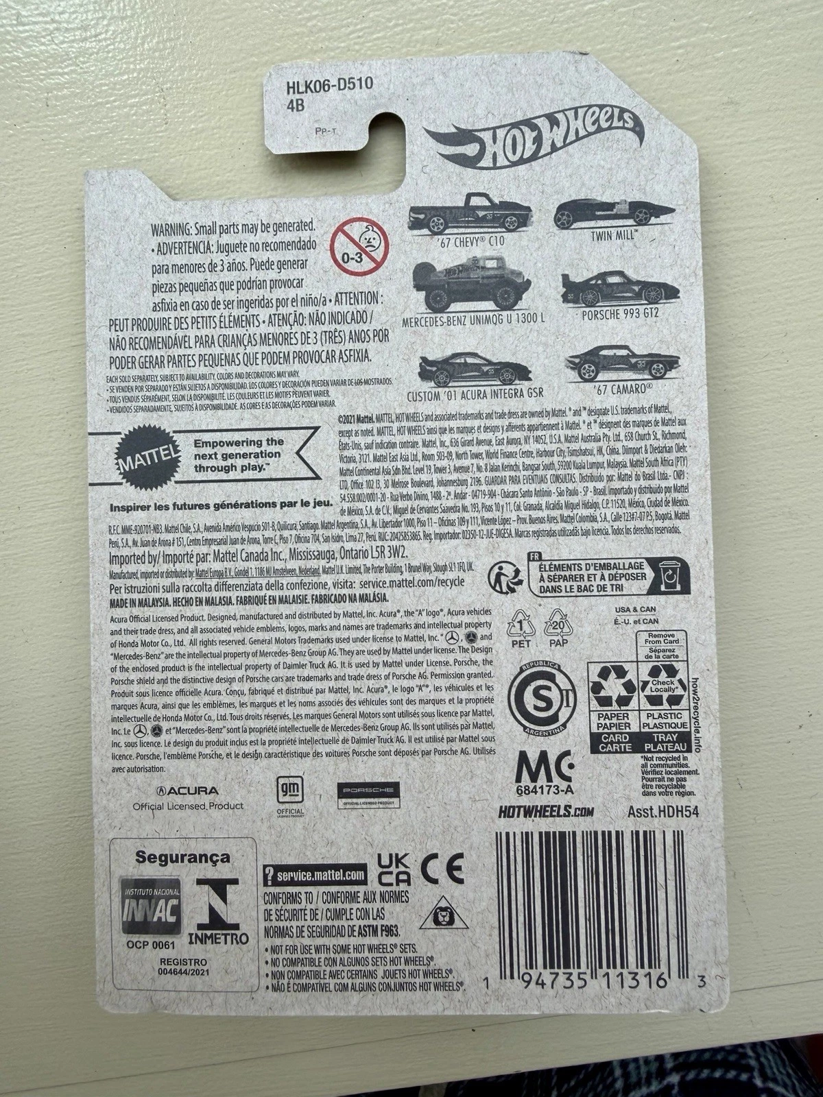 Qty x12 Hot Wheels 55th Anniversary Porsche 993 GT2 - photo 4