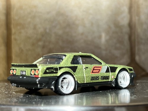 2024 Hot Wheels Nissan Skyline RS Green #44 Custom Wheels - photo 4