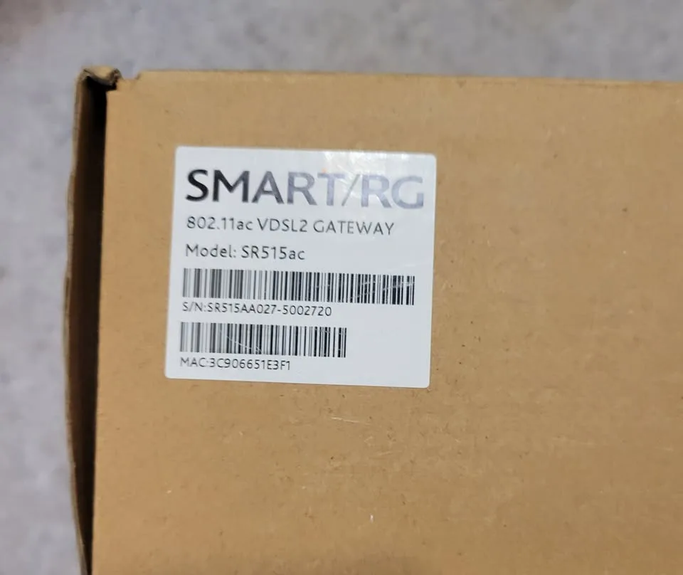SmartRG SR515AC Gateway modem/router image indicator(2)