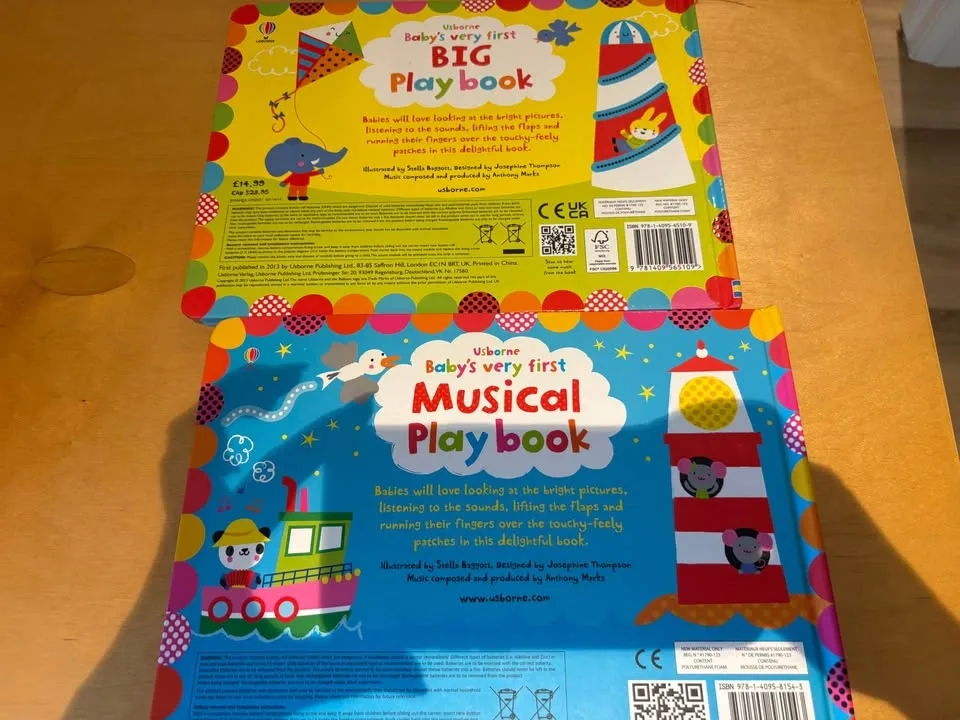 Usborne Baby's Very First Playbooks - Big & Musical Sound Books - photo 5
