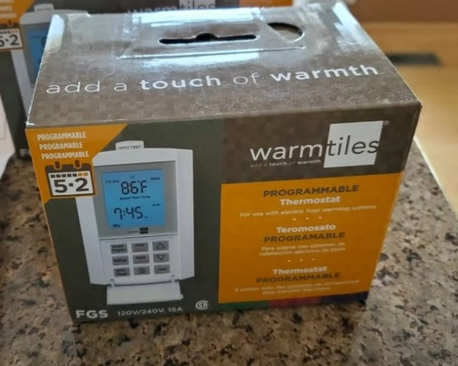 Easy Heat Programmable Thermostat for Tile Warming - photo 2