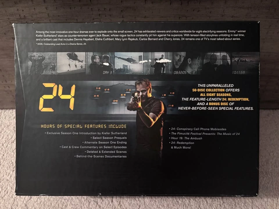 24 TV Series Complete DVD Box Set - All Seasons + Movie - photo 3