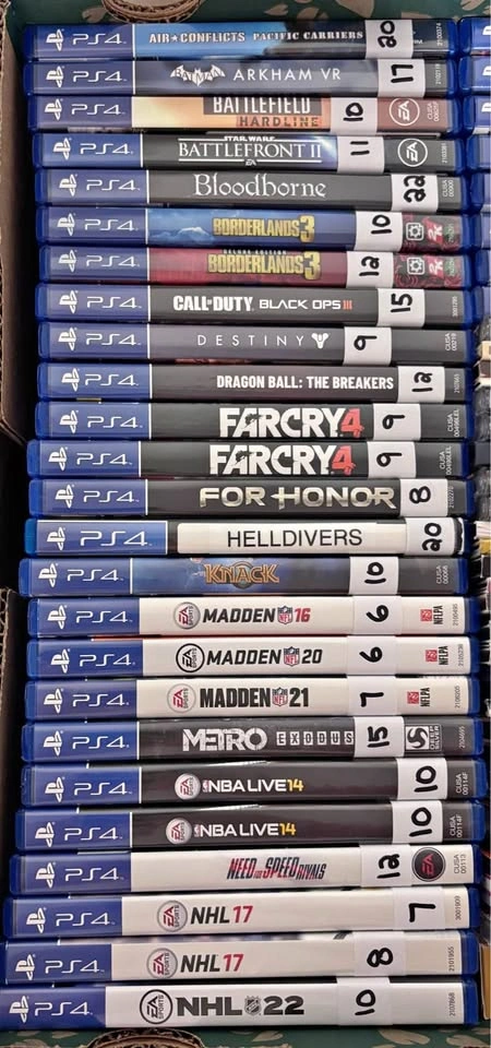 PS4 Games for Sale - Prices on Spine of Games