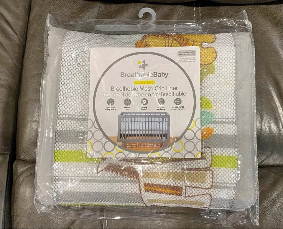 BreathableBaby Breathable Mesh Liner for Cribs
