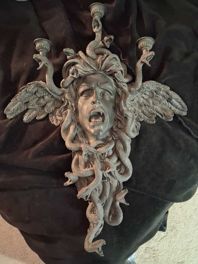 Gothic Medusa Candleabera