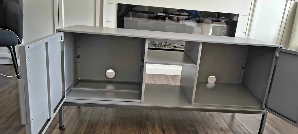 IKEA TULLSTORP TV Stand - Gray Metal