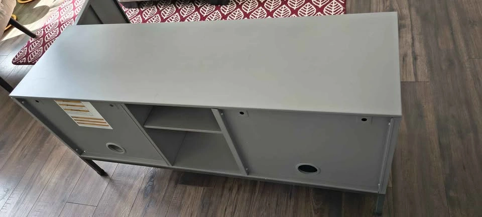 IKEA TULLSTORP TV Stand - Gray Metal - photo 5