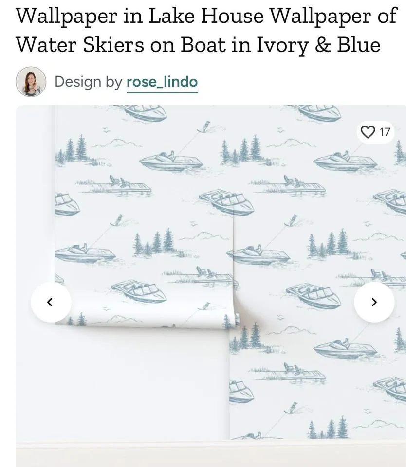 Brand New Lake House Wallpaper – Never Opened! - photo 2