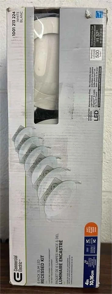 (6-Pack) 4-inch White LED Canless Dimmable Downlights - photo 2