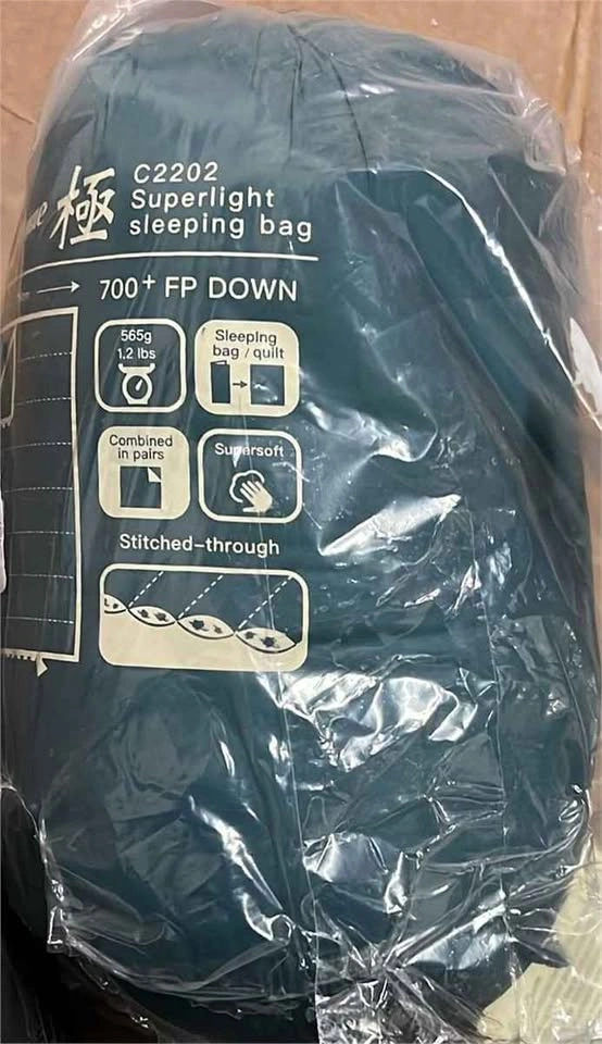 Litume Combinable Lightweight Down Sleeping Bag (Teal) - photo 2