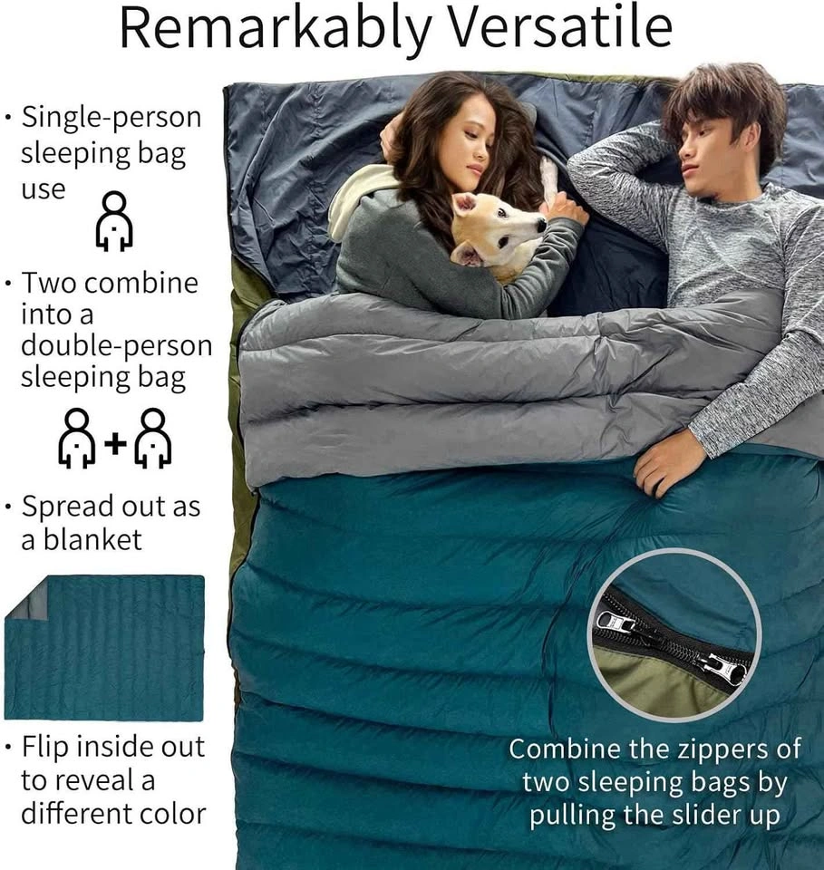 Litume Combinable Lightweight Down Sleeping Bag (Teal) - photo 3