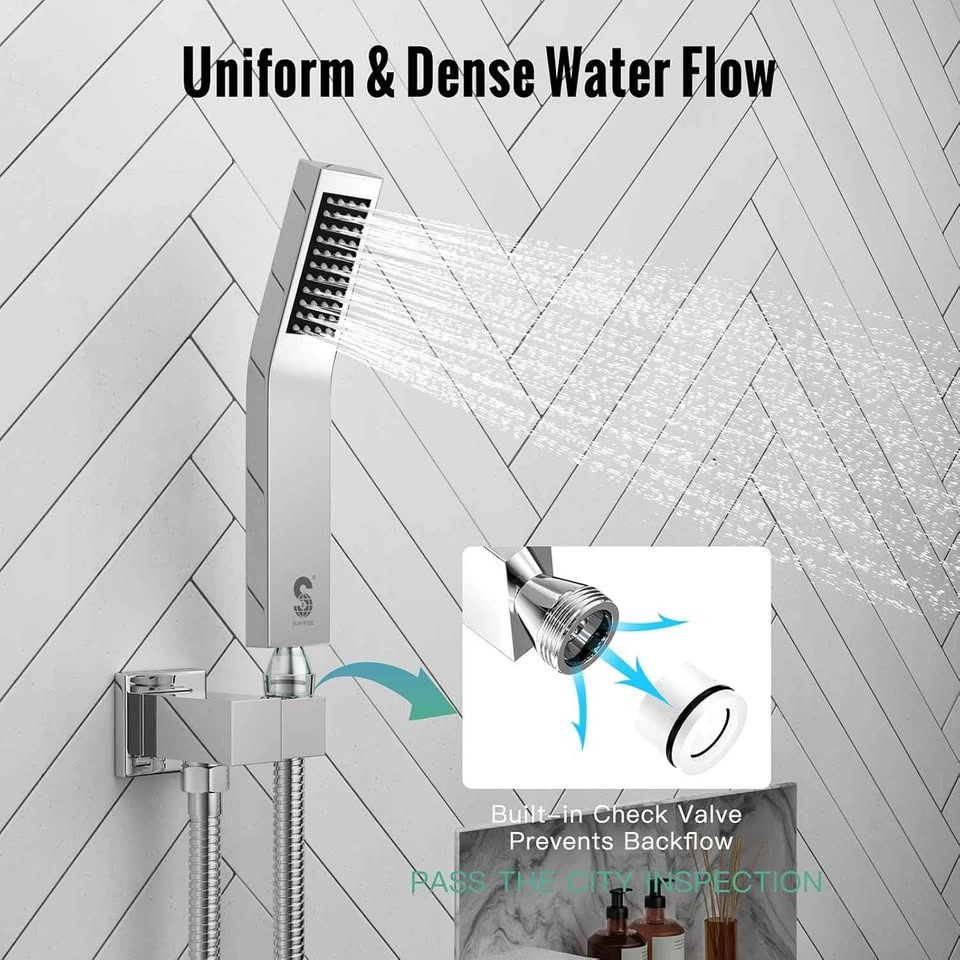 SR SUN RISE 12-Inch Ceiling Mounted Shower System (Chrome) - photo 4