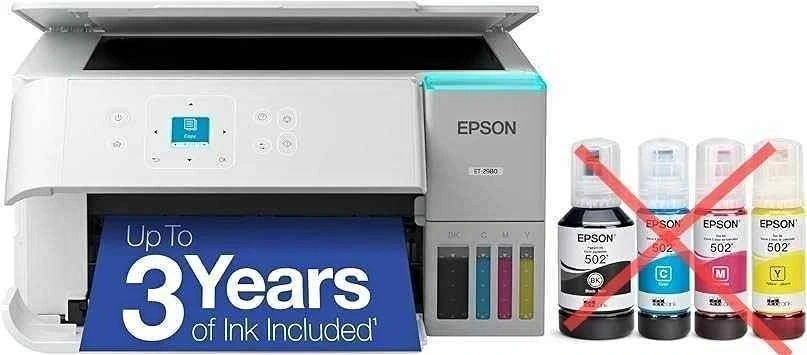 Epson EcoTank ET-2980 Wireless All-in-One Printer (No Ink)