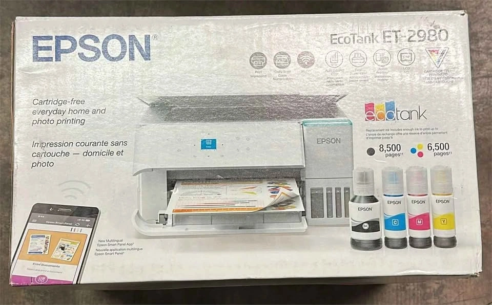Epson EcoTank ET-2980 Wireless All-in-One Printer (No Ink) - photo 3
