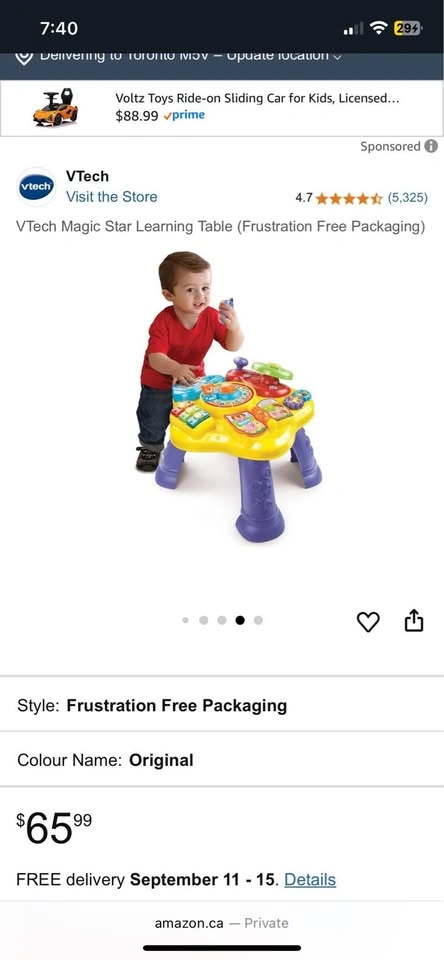 Vtech Learning Table - photo 3
