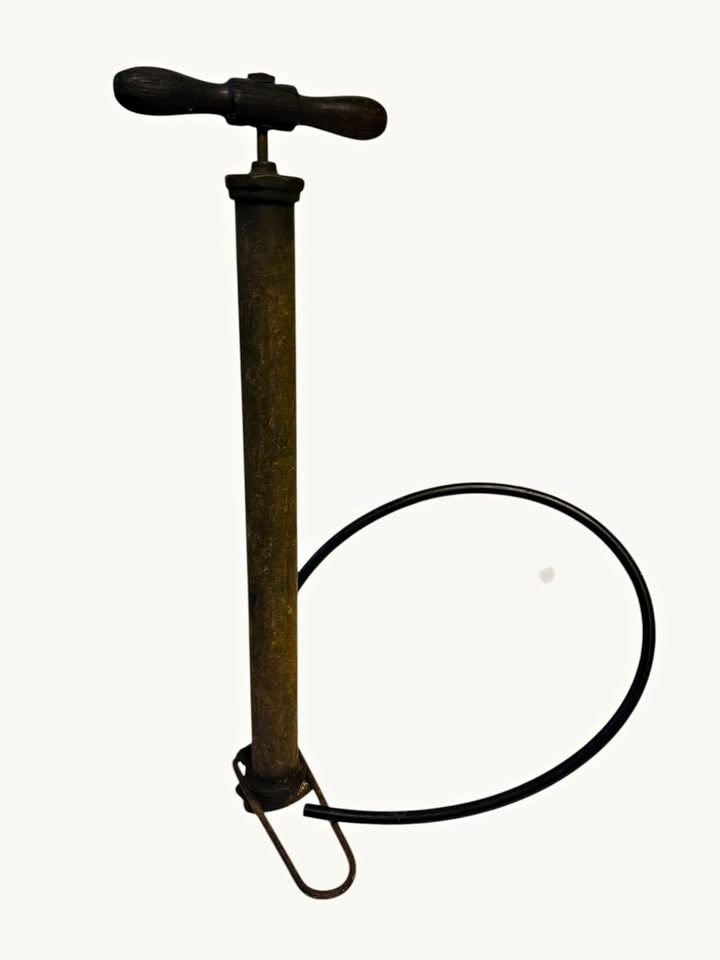Antique Early Mid Century Bicycle Pump w/ Patina