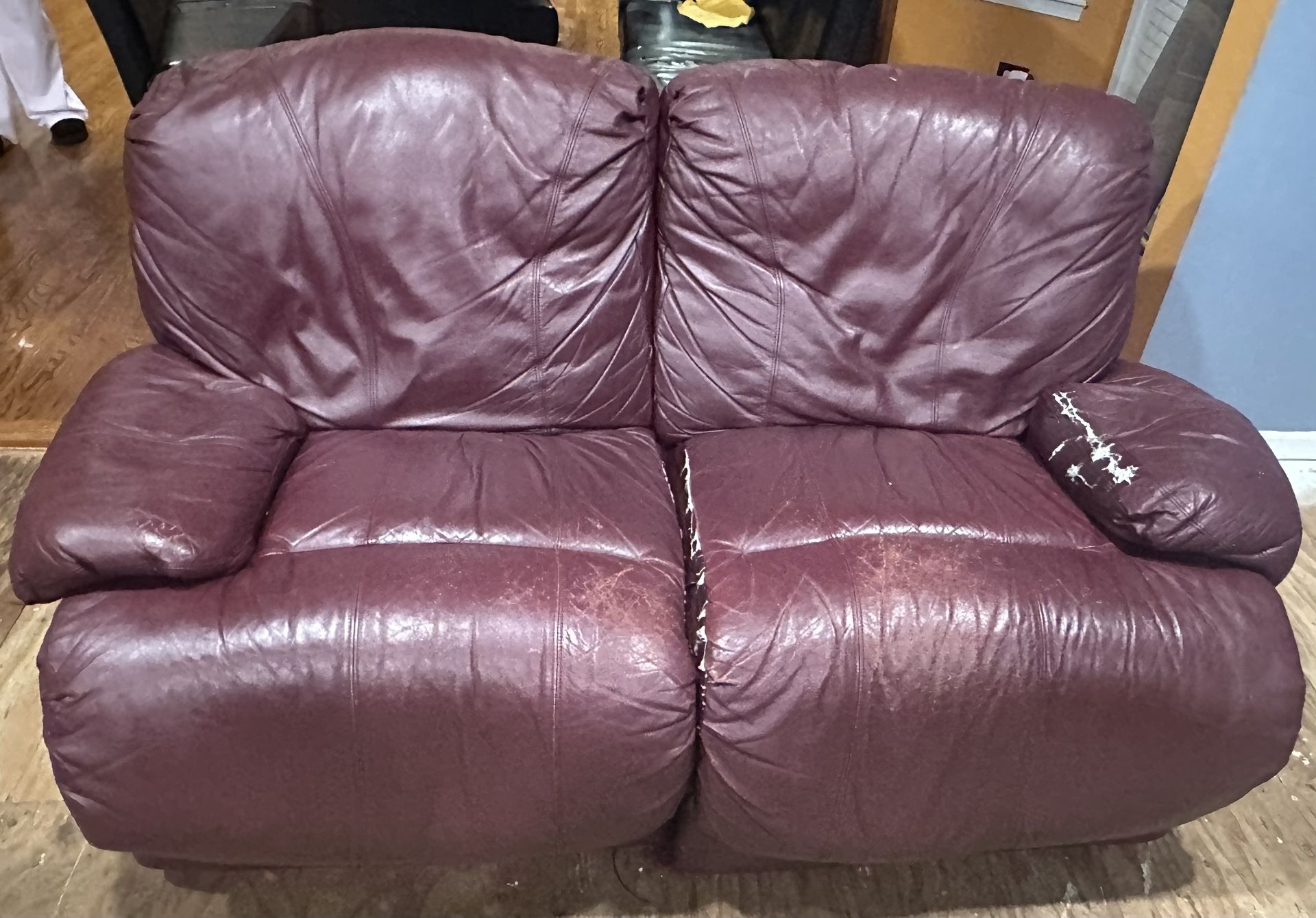 Leather Sofa Set