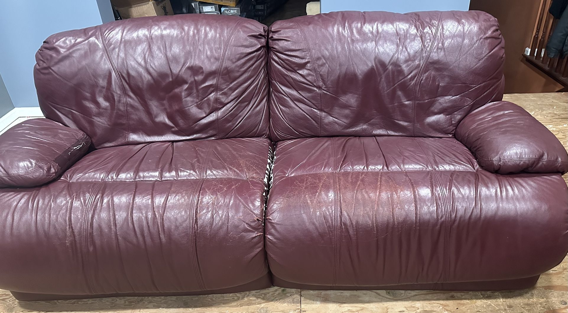 Leather Sofa Set - photo 2