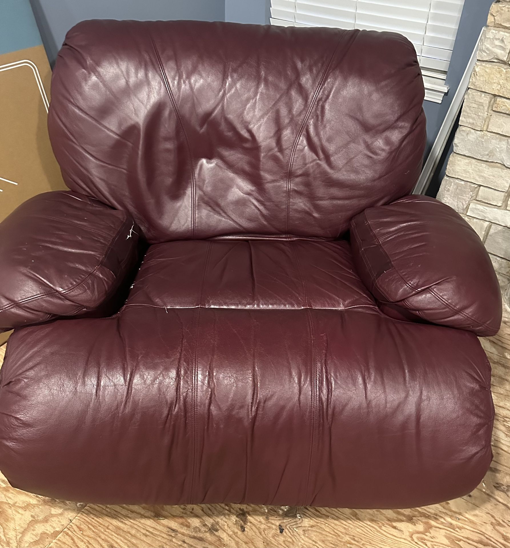 Leather Sofa Set - photo 3
