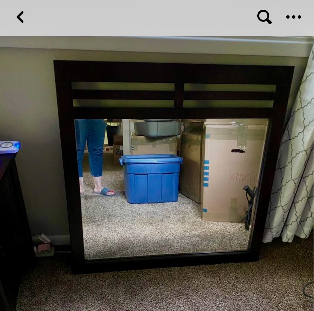 Queen Bed and Dresser with Mirror - photo 3