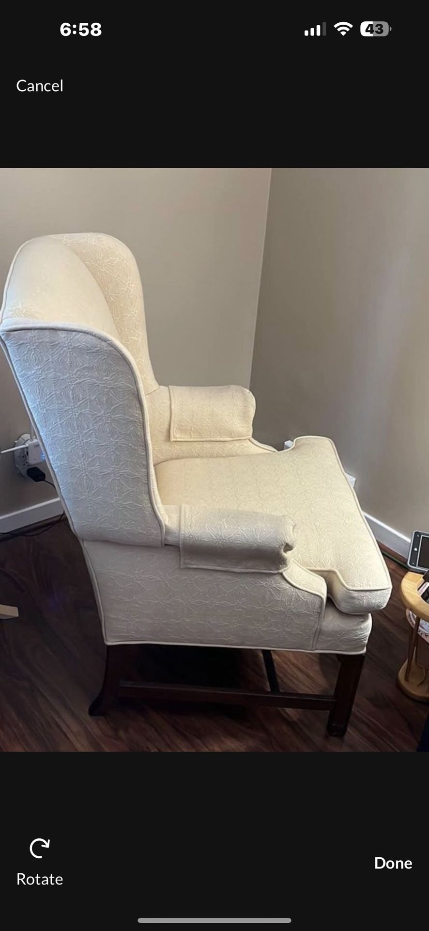 Wing back Chair - photo 2