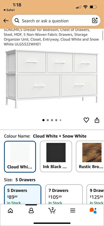 Clothing storage cabinets