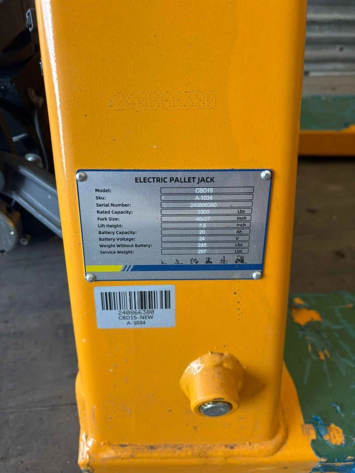 Electric Pallet Truck - 3300lbs Lithium 24V - photo 3
