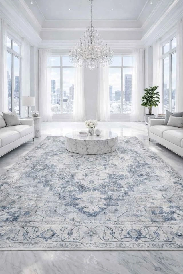 MIST 9x12 EXTRA LARGE WASHABLE AREA RUG 🆕 - photo 3