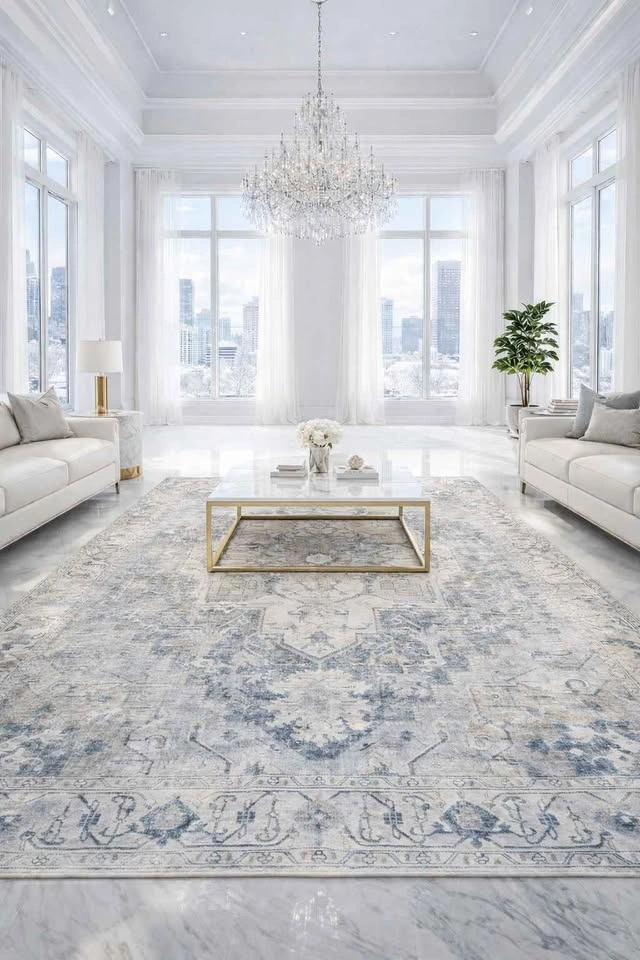 MIST 9x12 EXTRA LARGE WASHABLE AREA RUG 🆕 - photo 4