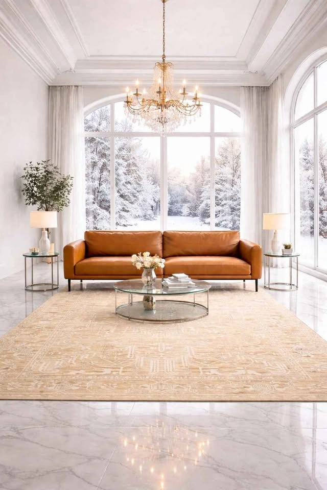 Large Rug washable sealed in plastic 🆕 vintage design