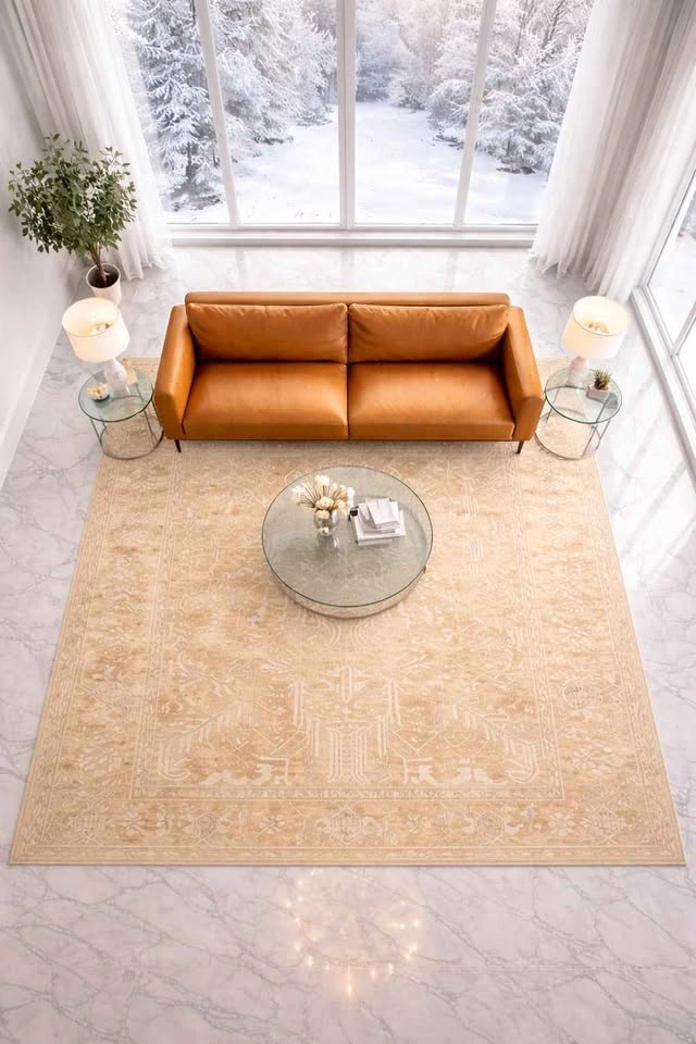 Large Rug washable sealed in plastic 🆕 vintage design - photo 2