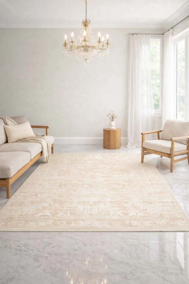 Large Rug washable sealed in plastic 🆕 vintage design - photo 5