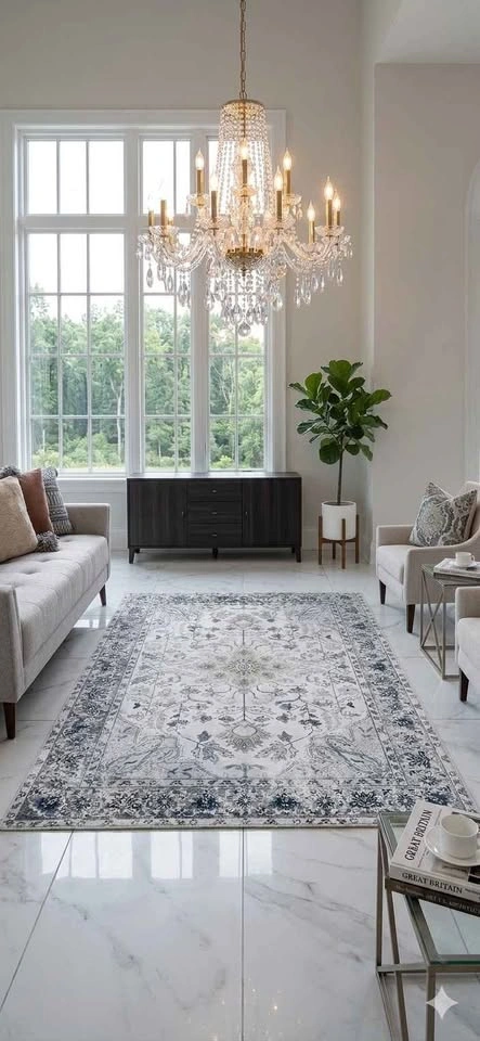 VINTAGE STYLE AREA RUG WASHABLE 🆕 - photo 2