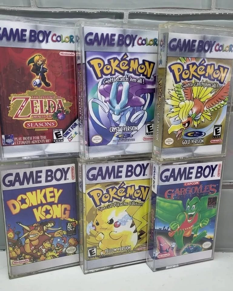 Custom Game Boy/GBA Cassette Cases w/ Box Art