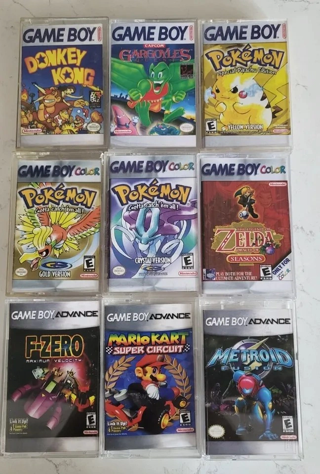 Custom Game Boy/GBA Cassette Cases w/ Box Art - photo 2