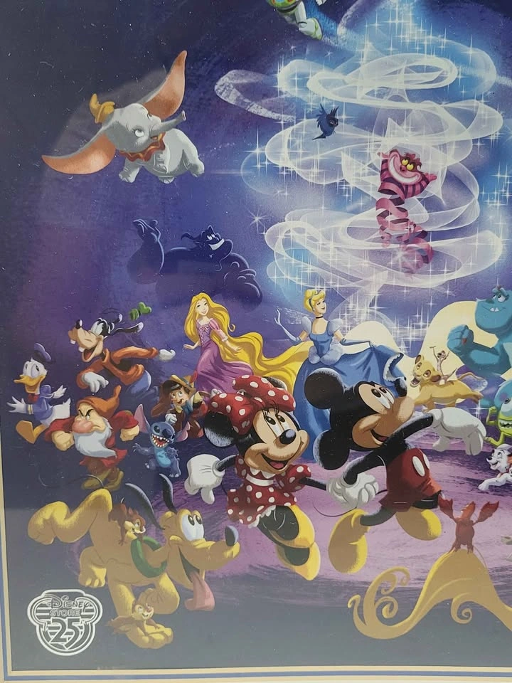 Disney Store 25th Anniversary Jim Valeri Lithograph Art Framed 2 - photo 4